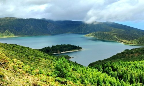 Zdjecie PORTUGALIA / Azory / Wyspa San Miguel / Lagoa do Fogo