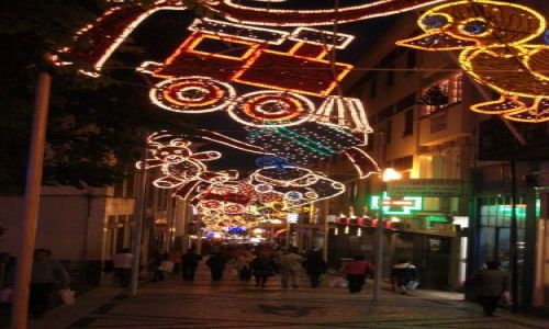 Zdjecie PORTUGALIA / brak / Madeira - Funchal / Uliczki ozdobione na wita