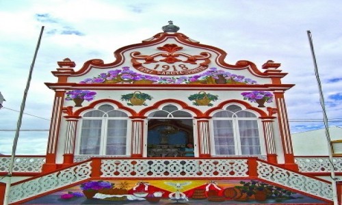 PORTUGALIA / Azory / Terceira, Angra do Heroismo  / Kapliczka Imprio do Esprito Santo de São Sebastião