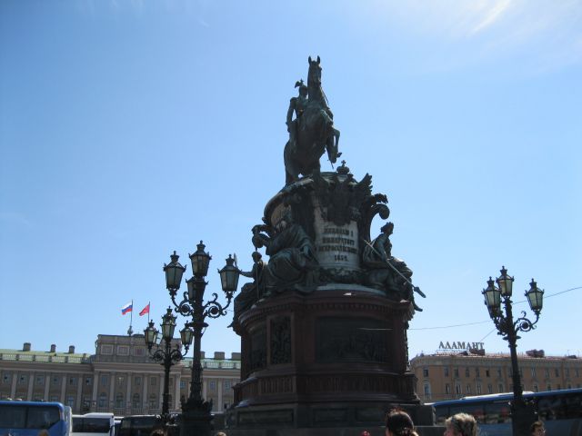Zdjęcia: Petersburg, Petersburg Pomnik Mikołaja I, ROSJA Zdjęcia: Petersburg, Petersburg Pomnik Mikołaja I, ROSJA