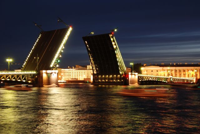 Zdjęcia: Petersburg, rozwod mostow, ROSJA Zdjęcia: Petersburg, rozwod mostow, ROSJA