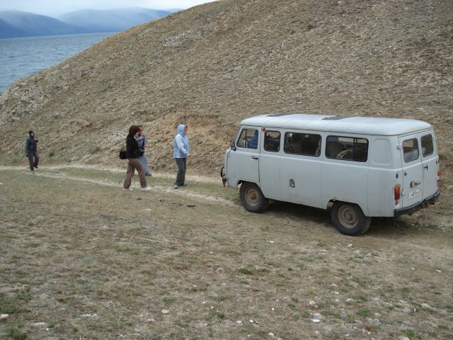Zdjęcia: Bajkał, wyspa Olchon, Irkucka oblast, Transport po Olchonie, ROSJA Zdjęcia: Bajkał, wyspa Olchon, Irkucka oblast, Transport po Olchonie, ROSJA