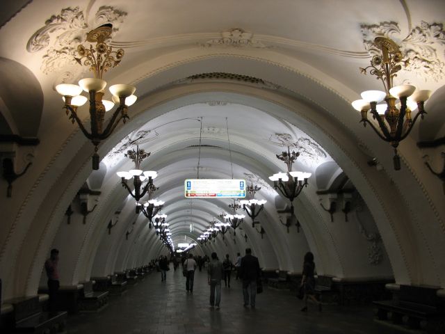 Zdjęcia: Moskwa, Moskwa, piękne metro, ROSJA Zdjęcia: Moskwa, Moskwa, piękne metro, ROSJA