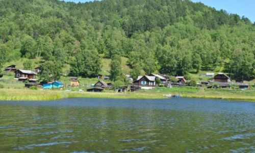 Zdjęcie ROSJA / Syberia / okolice Listwianki / wieś nadbajkalska