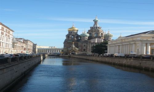 Zdjecie ROSJA / Sankt Petersburg / Kana Gribojedowa / Sobr Zmartwychwstania Paskiego/ Sobr Zbawiciela Na Krwi