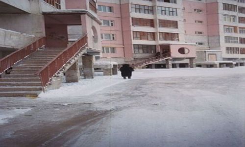 ROSJA / Jakucja / Jakuck / Typowe bloki w Jakucku 