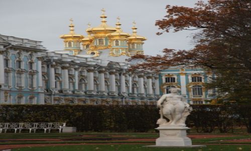 Zdjecie ROSJA / Sankt Petersburg / Carskie Sioo Puszkin / Paac Jekatryninski, Cerkiew Paacowa