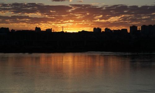 Zdjęcie ROSJA / Irkuck / Brzeg Angary / Ranek w Irkucku