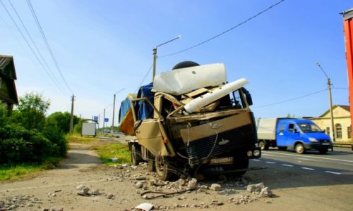 Zdjęcie ROSJA / Novogrocki Rejon / Novogrocki Rejon / Rosyjska droga