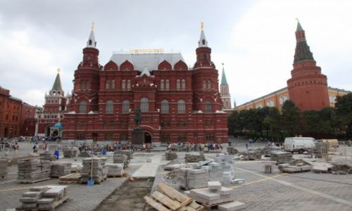 Zdjecie ROSJA / Moskwa / Kreml / Wielki remont