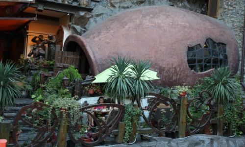 Zdjecie ROSJA / Moskwa / Arbat / Genacvale, gruziska restauracja na Arbacie