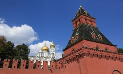 Zdjęcie ROSJA / Moskwa / Kreml / Za murami