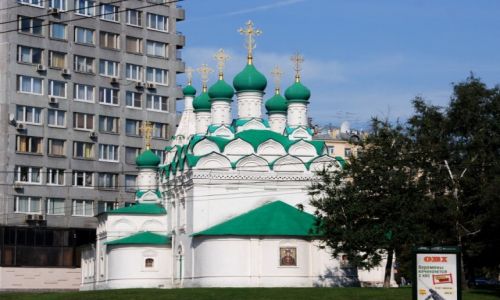 Zdjcie ROSJA / Moskwa / Kutuzovskij Prospekt (okolice) / Dysharmonia
