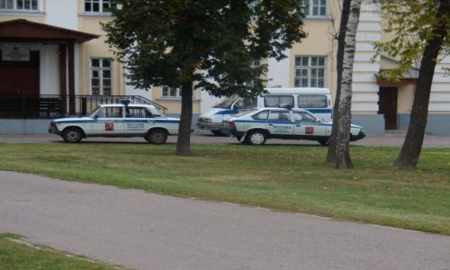 Zdjecie ROSJA / brak / MOSKWA / WOZY MILICYJNE