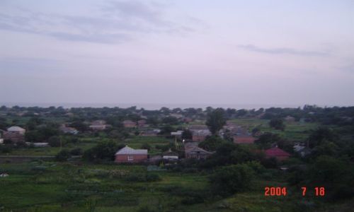 Zdjecie ROSJA / OBAST ROSTOWSKA / TAGANROG - TANAIS, WYKONANE Z POCIGU / WIDOCZEK NA MORZE AZOWSKIE