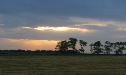 Zdjęcie ROSJA / OBŁAST ROSTOWSKA / TANAIS / SŁOŃCE ZACHODZI NAD TANAIS