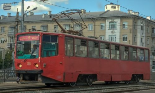 Zdjecie ROSJA / Kaza / miasto / Kazaski tramwaj...