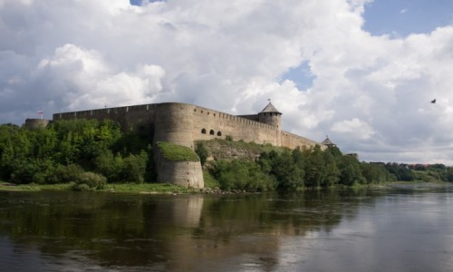 Zdjecie ROSJA / -Leningradzki / Iwangorod / Wybudowny na polecenie Iwana Gronego