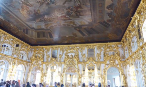 Zdjecie ROSJA / Puszkin  / Carskie Sieo / Sala Balowa