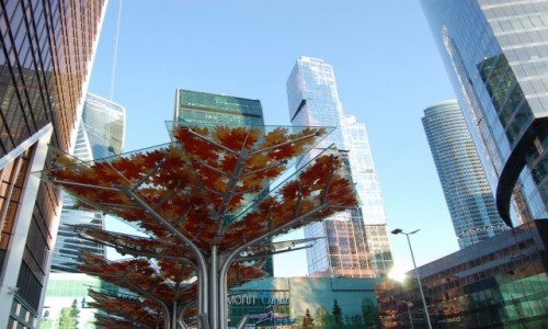 Zdjecie ROSJA / Moskwa /  Krasnogvardeyskiy Proyezd, Moscow / Moscow City, wieowce w Moskwie