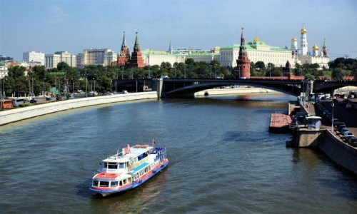 Zdjcie ROSJA / Moskwa / . / Rzeka Moskwa