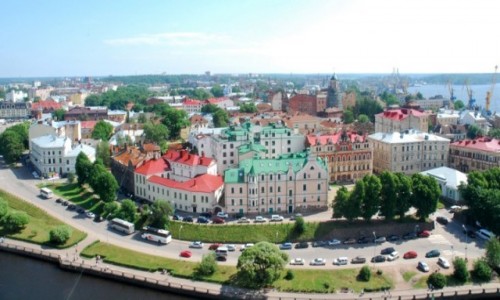 Zdjcie ROSJA / Karelia / Wyborg / Panorama Wyborga 