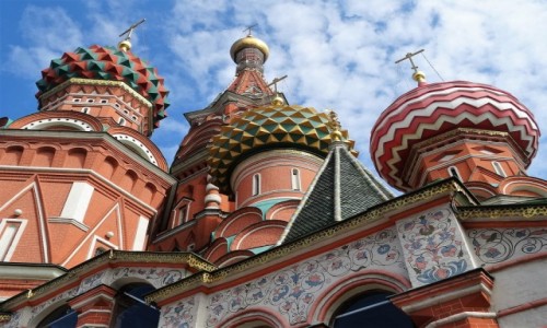Zdjęcie ROSJA / Moskwa / Sobór Wasyla Błogosławionego / Kolorowy zawrót głowy