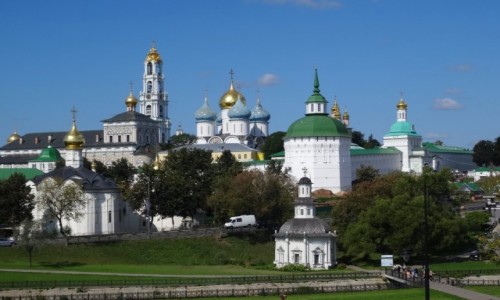 Zdjcie ROSJA / Zoty Piercie Moskwy / Siergiew Posad / awra Troicko-Siergiejewska - rosyjska Czstochowa