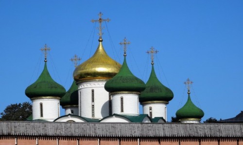 Zdjecie ROSJA / Zoty Piercie Moskwy / Suzdal / Spacerkiem po Suzdalu - Spassko-Ewfimiewskij Sobr