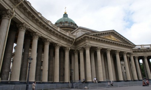 Zdjęcie ROSJA / EUROPA / RAOSJA / ROSJA-SANKT PETERSBURG SOBÓR KAZAŃSKI