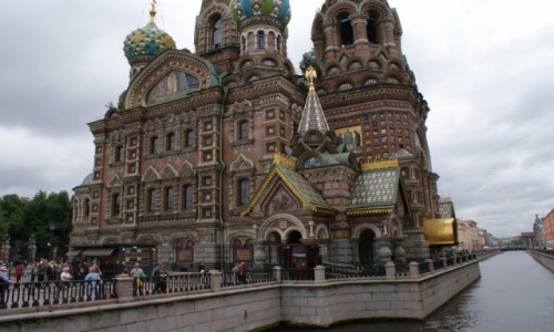 Zdjecie ROSJA / EUROPA / ROSJA / ROSJA SANKT PETERSBURG CERKIEW ZBAWICIELA NA KRWI