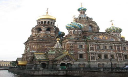 Zdjęcie ROSJA / przy Kanale Gribojedowa / SANKT PETERSBURG / Cerkiew Zmatrwychwstania Panskiego