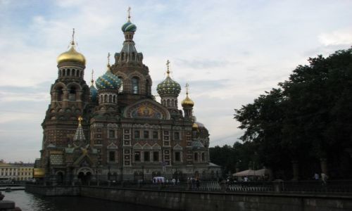Zdjęcie ROSJA / przy Kanale Gribojedowa / SANKT PETERSBURG / Cerkiew Zmatrwychwstania Panskiego odslona 2