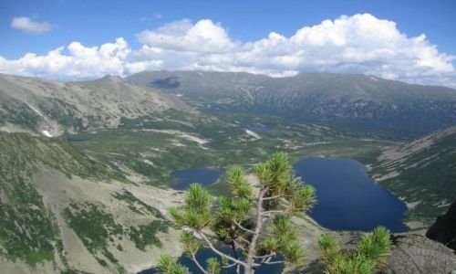 Zdjecie ROSJA / Kemerowska Obość / Kuznieckij Ałatał / jeziorka