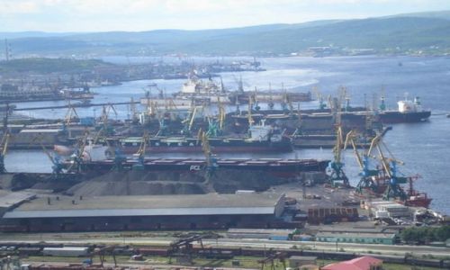 Zdjecie ROSJA / Pnoc Rosji / Murmask / Port Murmask