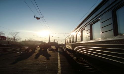 Zdjęcie ROSJA / Syberia / Chabarowsk / Na stacji