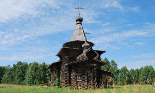 Zdjecie ROSJA / Syberia / Nowosybirsk / Najstarsza drewniana cerkiew