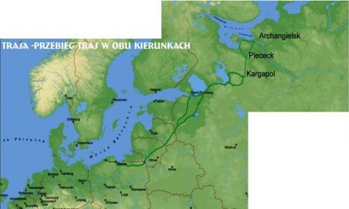 ROSJA / Archangielsk / Archangielsk / trasa wyprawy