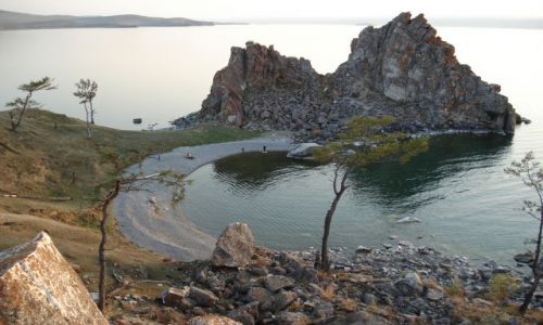 Zdjęcie ROSJA / Irkucka Oblast / Olchon, Chużyr / Bajkał - Szamanka