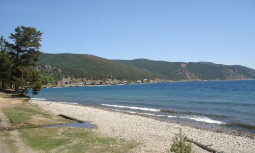 ROSJA / Irkucka Oblast / Bolszyje Koty, poudniowy Bajka / Bajkalski krajobraz
