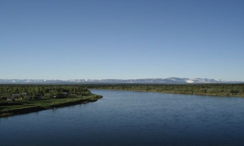 ROSJA / Republika Komi / Korzym-Rudnik / Panorama Pripolarnego Uralu