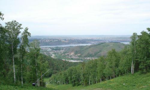 Zdjecie ROSJA / Krasnojarsk, Syberia / Bobrowy Log / Panorama Krasnojarska