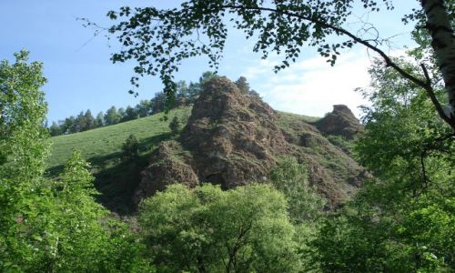 Zdjecie ROSJA / Krasnojarsk, Syberia / rezerwat Krasnojarskie Stołby / Krasnojarskie Stołby - skały