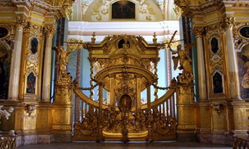 ROSJA / - / Sankt Petersburg / Sobr Pietropawowski - ikonostas.