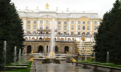 Zdjecie ROSJA / Sankt Petersburg / Peterhof / fontanny