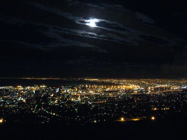 Zdjęcia: Table Mountain, Cape Town, Cape Town nocą, RPA Zdjęcia: Table Mountain, Cape Town, Cape Town nocą, RPA