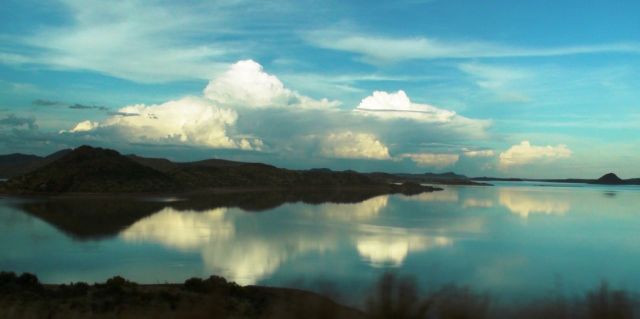 Zdjęcia: Gariep Dam, Free State, lustereczko, RPA Zdjęcia: Gariep Dam, Free State, lustereczko, RPA
