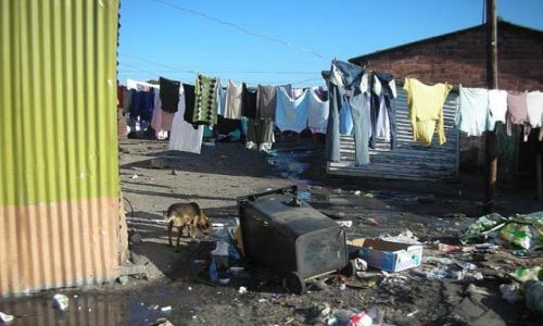 Zdjęcie RPA / Kapsztad / slamsy okolice kapsztadu / ...