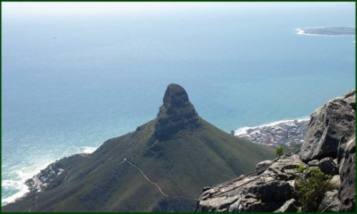 Zdjęcie RPA / Kapsztad / z góry stołowej / Lion's Head