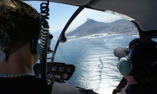 Zdjęcie RPA / Cape / Town / Lion's Head, widok z helikoptera